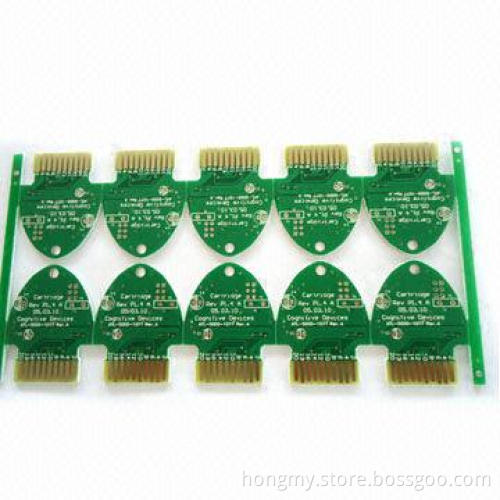 Double-sided Printed Circuit Board with Green Solder Mask and LF-HASL Surface Finish